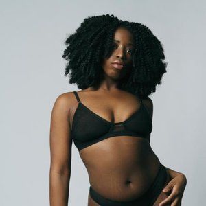 Mary Young Emery Bra in Black